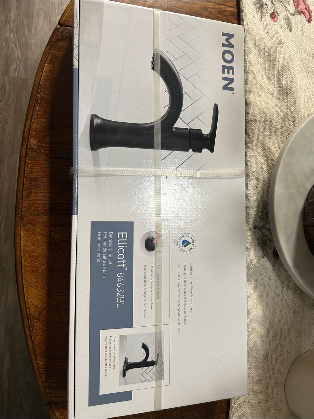 Moen Elliscott Single-Handle Bathroom Faucet - Black